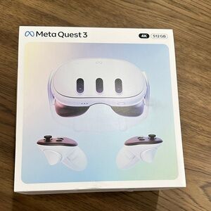 Meta Quest 3 VR Headset 512GB - Sleek White